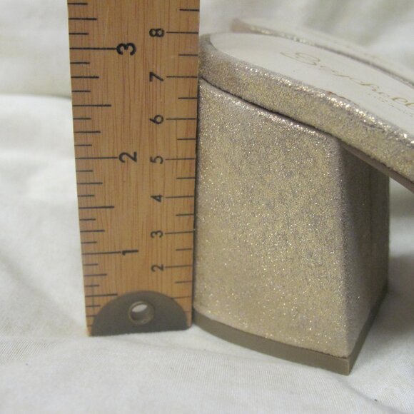 Seychelles Adapt Silver Leather Upper Heels - 3 Inch Heels - Picture 8 of 8